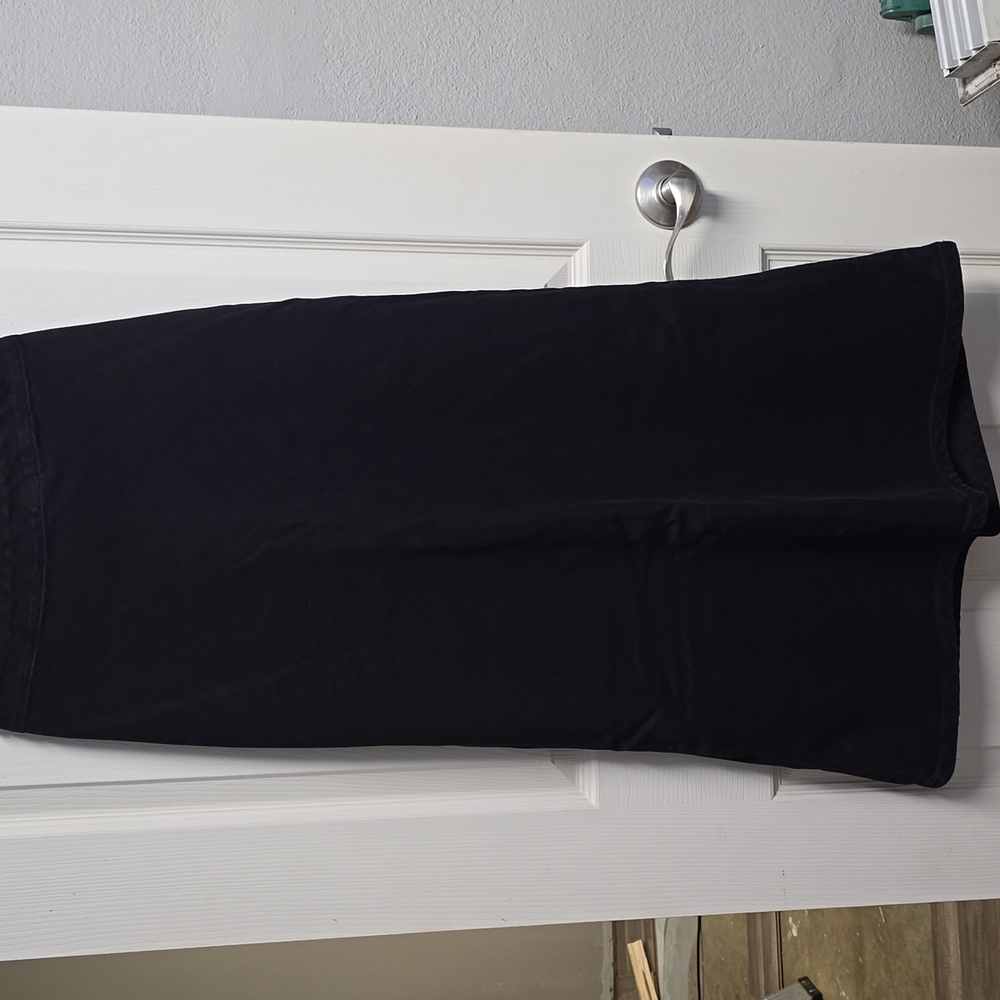 Zara Black denim skirt